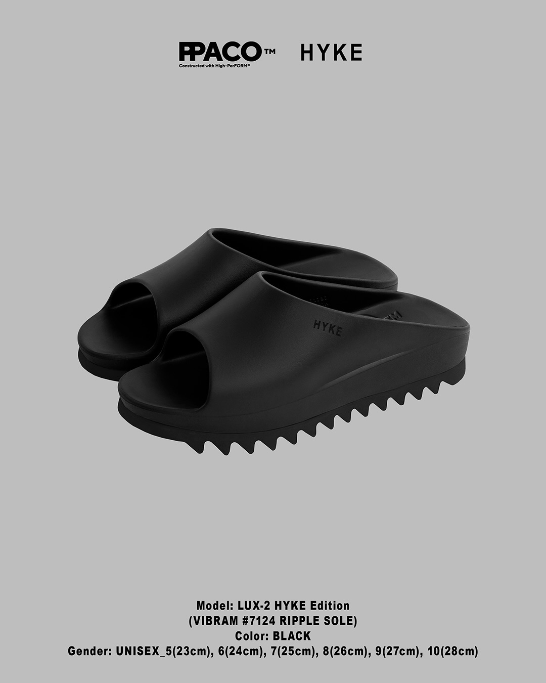 HYKE × PPACO™ 26SS『LUX-2 HYKE Edition』が5月15日(金)に発売予定