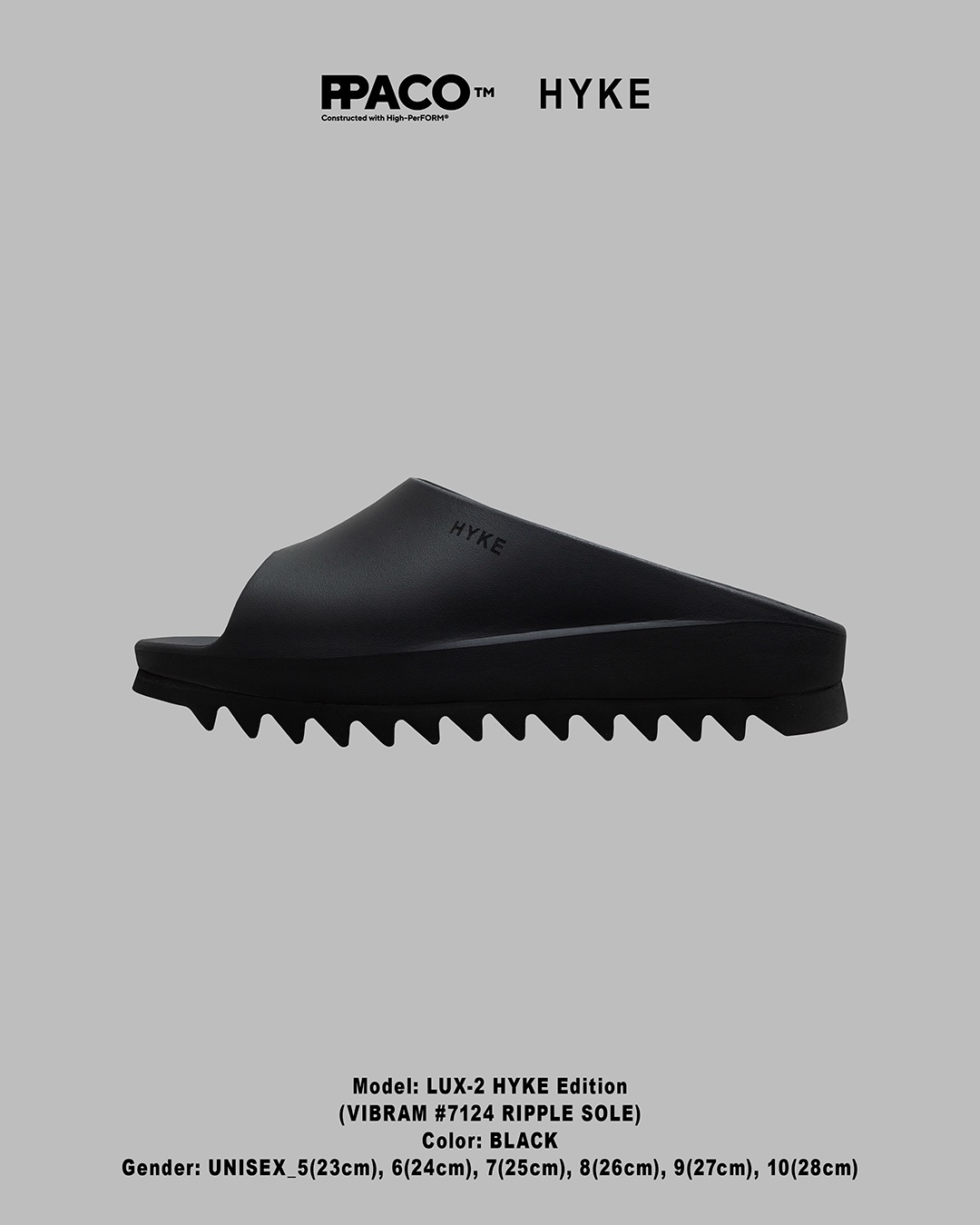 HYKE × PPACO™ 26SS『LUX-2 HYKE Edition』が5月15日(金)に発売予定