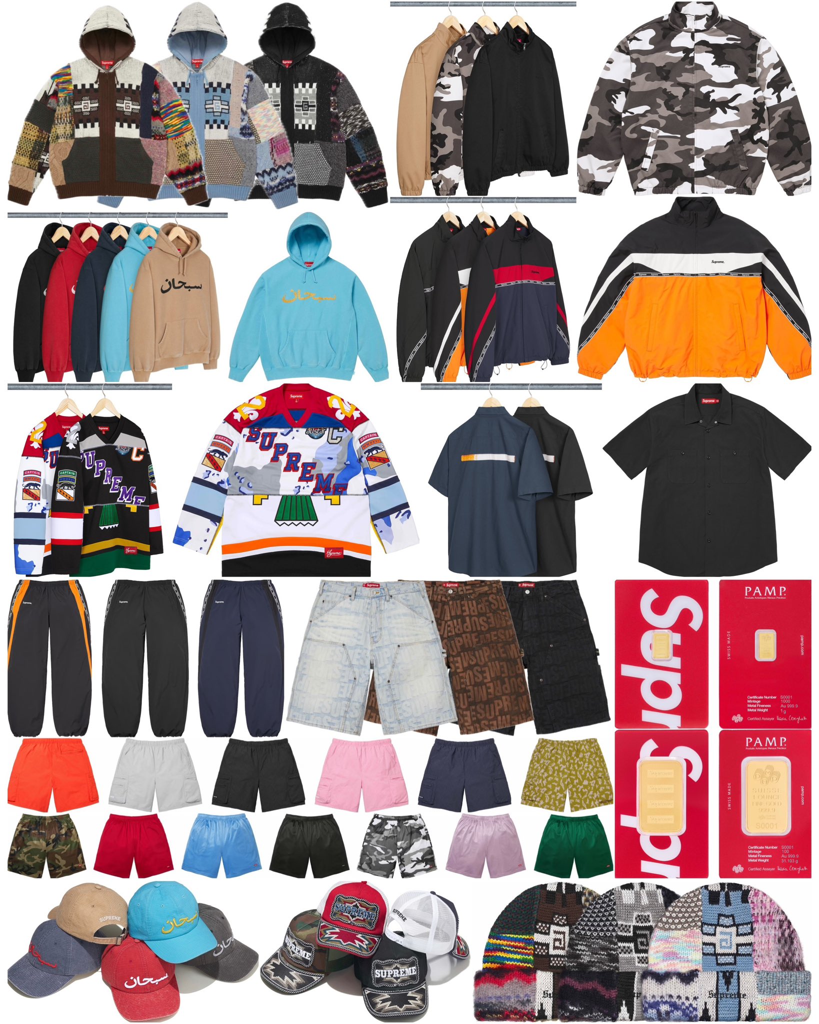 Supreme 2026年春夏コレクション WEEK12 のドロップリストが公開
