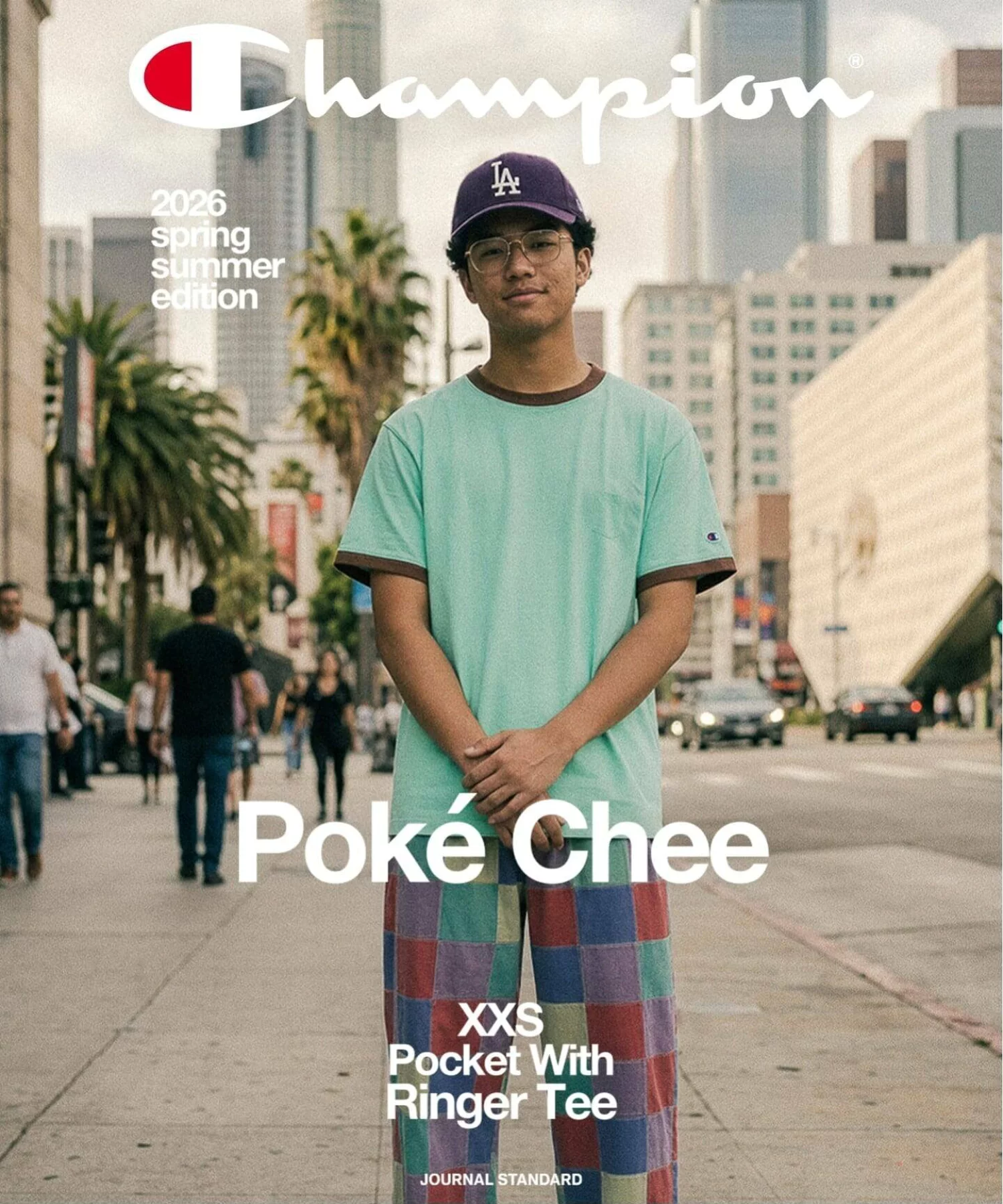 JOURNAL STANDARD × Champion 26SS『リンガー ポケチー Tシャツ』が発売