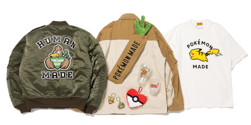 HUMAN MADE® × Pokémon "POKÉMON MADE" 第2弾が5月23日(土)に発売予定