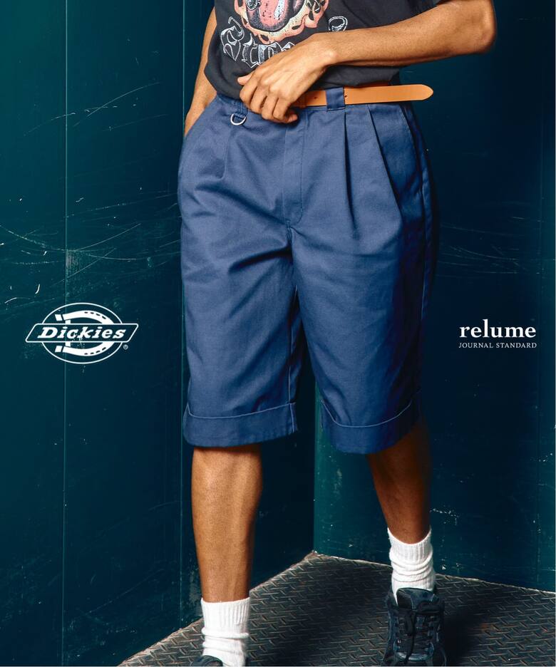 JOURNAL STANDARD relume × Dickies 26SS『2タック ショーツ』の先行予約が開始
