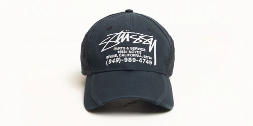 ice field オンラインにて Stüssy Spring ‘26『Parts & Service Mesh Cap』が発売