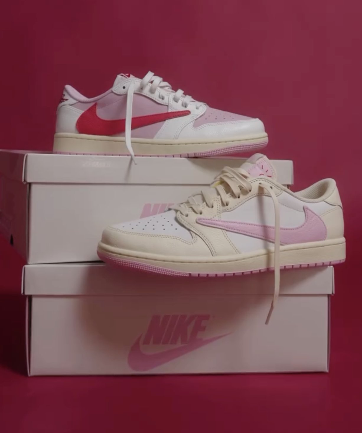 Travis Scott × NIKE AIR JORDAN 1 LOW “Pink” が5月29日(金)に発売予定