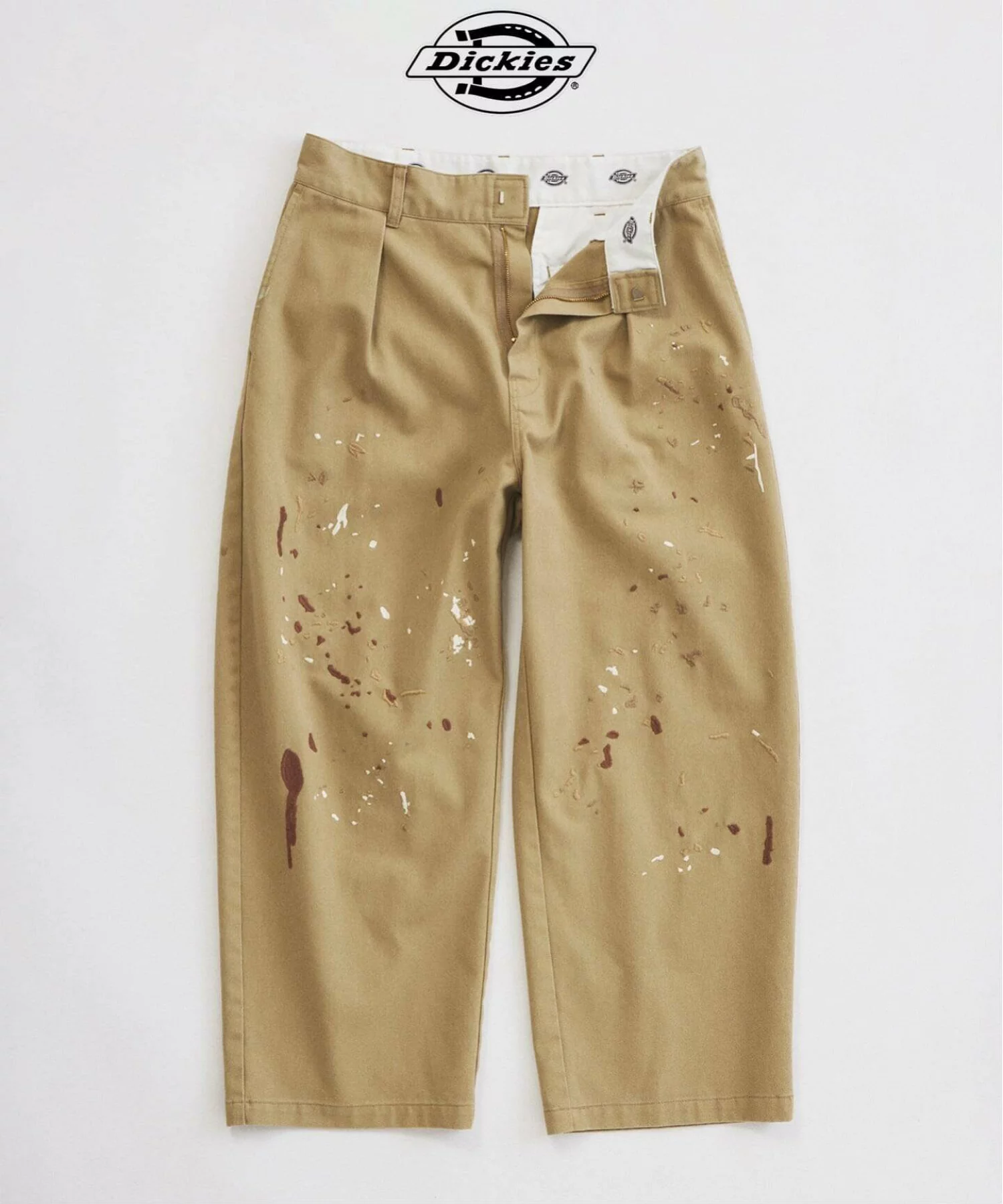 JOURNAL STANDARD relume × Dickies 26SS『スプラッシュ 刺繍 カーブ ワークパンツ』の先行予約が開始