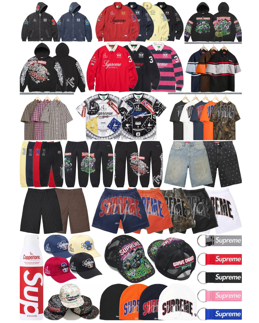 Supreme 2026年春夏コレクション WEEK16 のドロップリストが公開