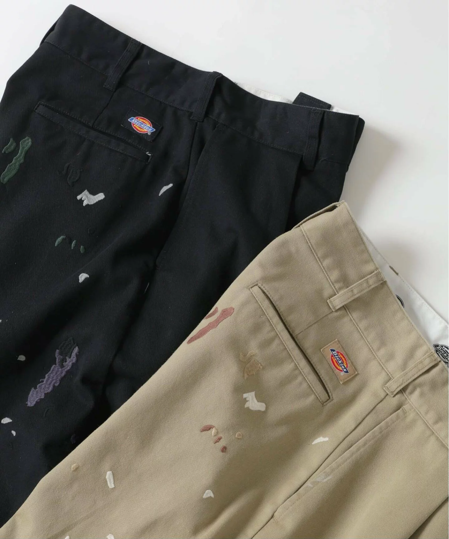 JOURNAL STANDARD relume × Dickies 26SS『スプラッシュ 刺繍 カーブ ワークパンツ』の先行予約が開始
