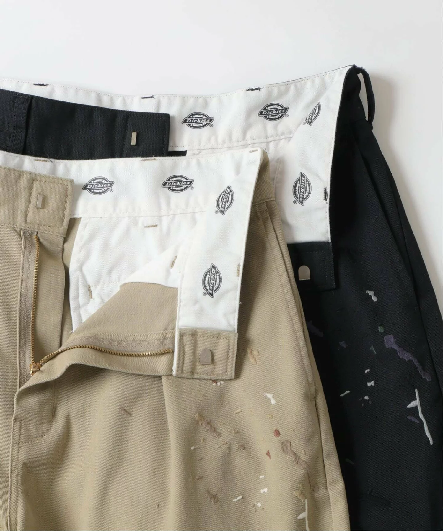 JOURNAL STANDARD relume × Dickies 26SS『スプラッシュ 刺繍 カーブ ワークパンツ』の先行予約が開始
