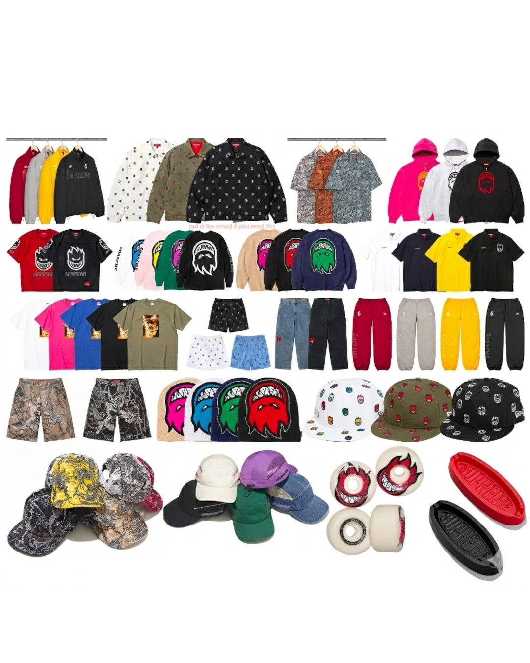 Supreme 2026年春夏コレクション WEEK17 のドロップリストが公開