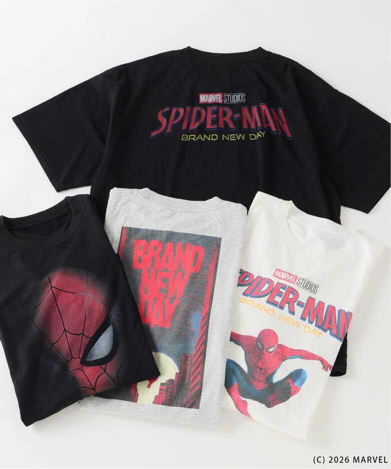 JOURNAL STANDARD relume × SPIDER-MAN『グラフィック Tシャツコレクション』の先行予約が開始