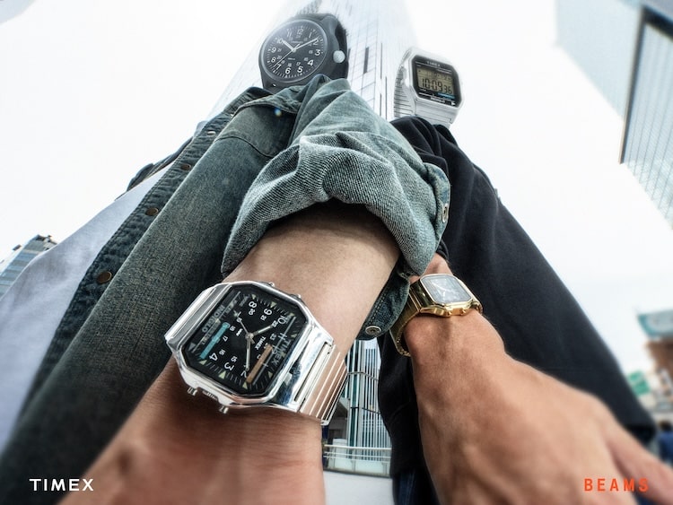 BEAMS × TIMEX『Square Camper』のオンライン先行予約が開始