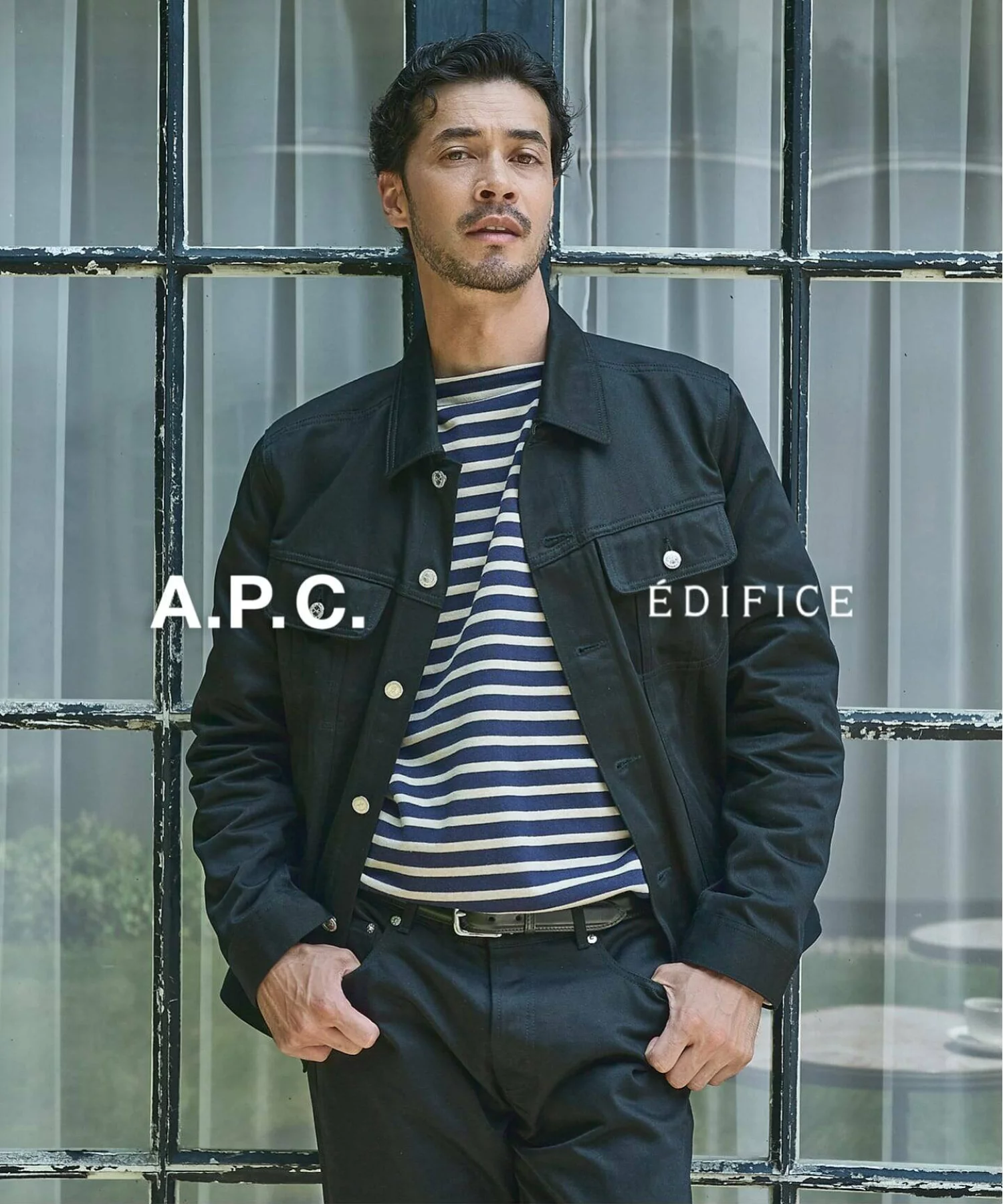EDIFICE × A.P.C. 26FW『サテンジャケット & サテンジーンズ』の先行予約が開始