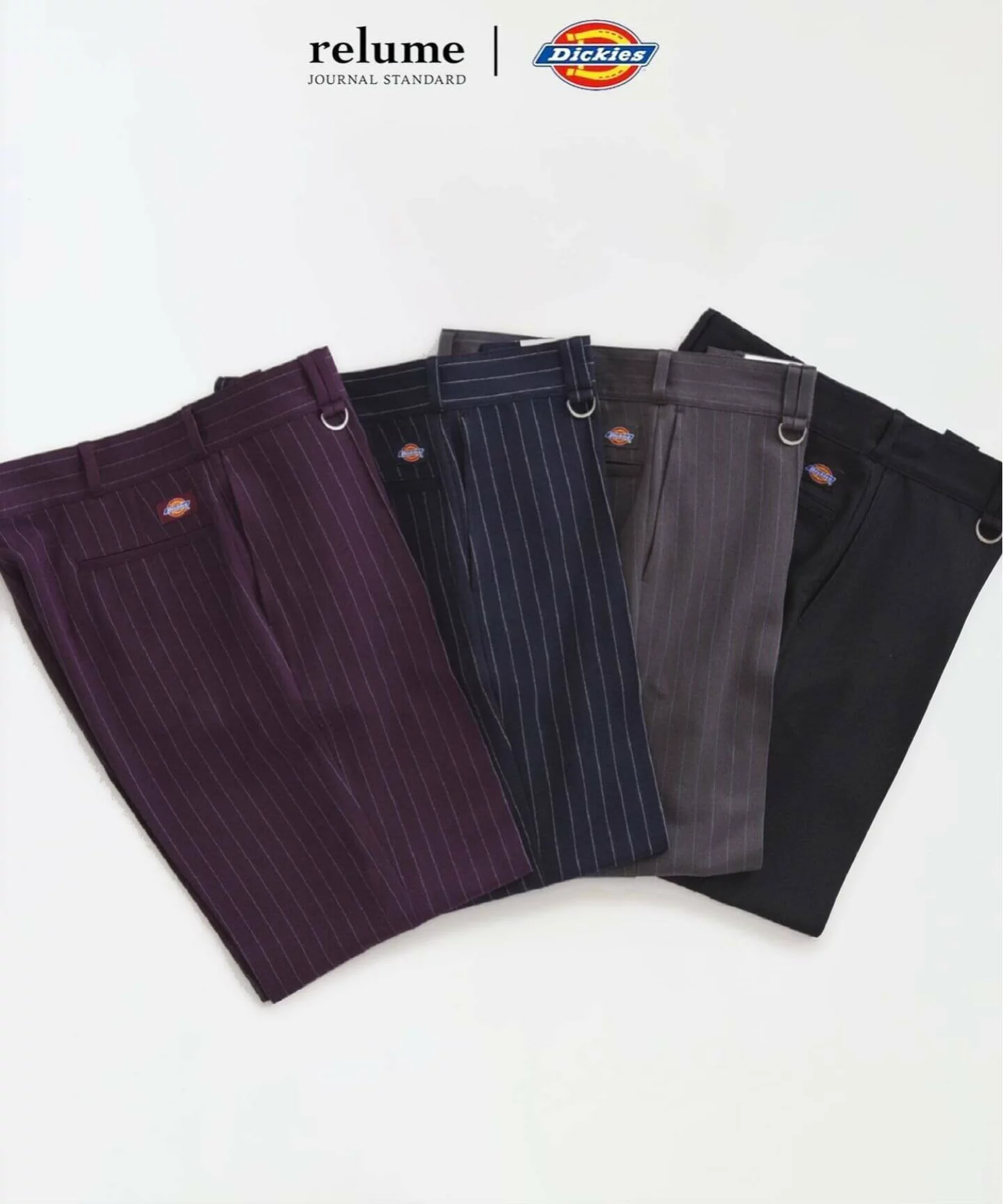 JOURNAL STANDARD relume × Dickies 26FW『ピンタック ワイドスラックス』の先行予約が開始