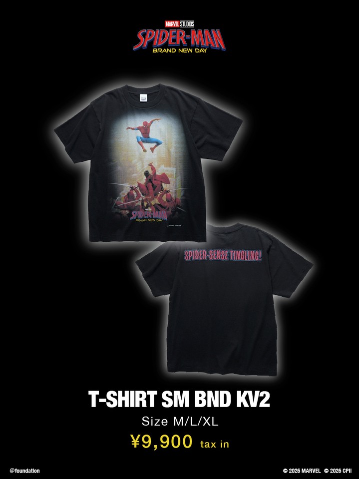 FREAK’S STORE × SPIDER-MAN 26FW『Tシャツコレクション』が7月31日（金）に発売予定