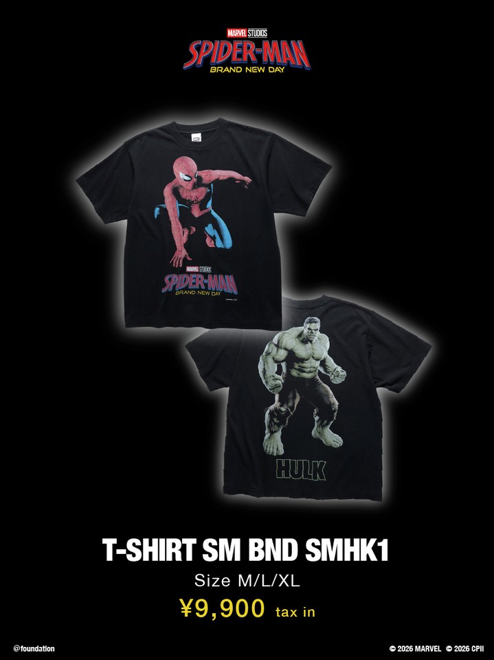 FREAK’S STORE × SPIDER-MAN 26FW『Tシャツコレクション』が7月31日（金）に発売予定