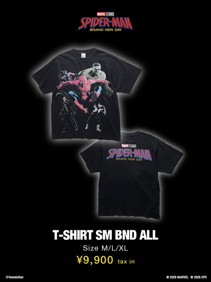 FREAK’S STORE × SPIDER-MAN 26FW『Tシャツコレクション』が7月31日（金）に発売予定