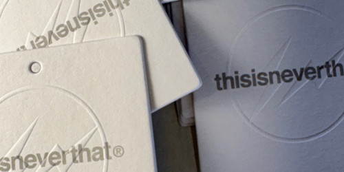 thisisneverthat® が fragment design とのコラボレーションを予告