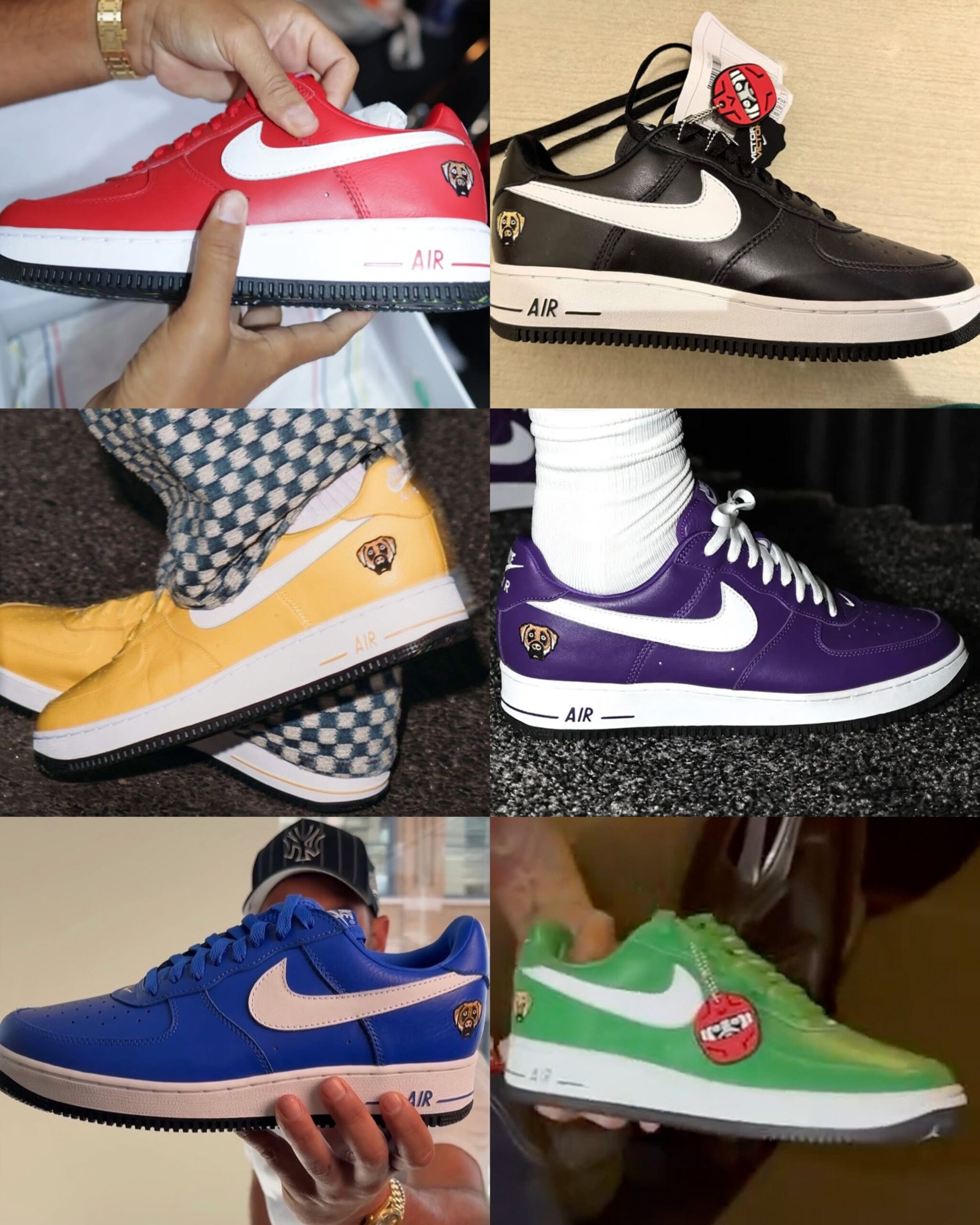 Victor Victor × NIKE AIR FORCE 1 '01 が計6色展開で2026年後半に発売予定