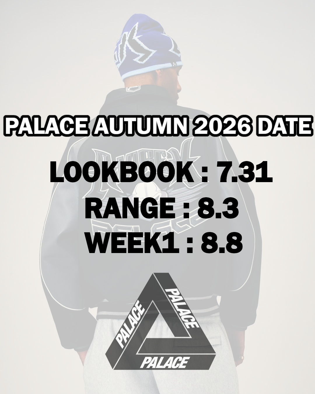 PALACE 2026年秋コレクションの立ち上げスケジュールが公開