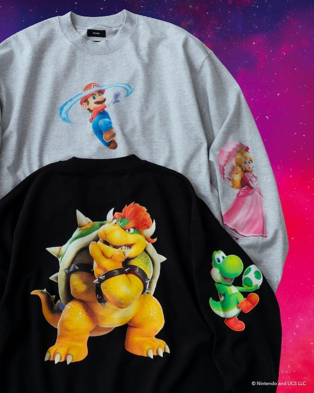 BEAMS × ザ・スーパーマリオギャラクシー・ムービー のスペシャルコラボコレクションが8月1日(土)に発売予定