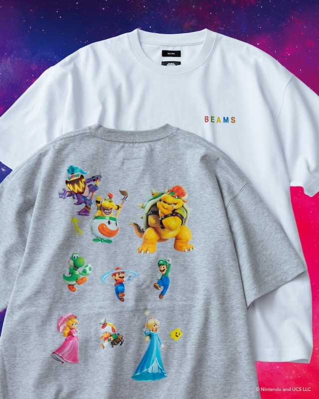 BEAMS × ザ・スーパーマリオギャラクシー・ムービー のスペシャルコラボコレクションが8月1日(土)に発売予定