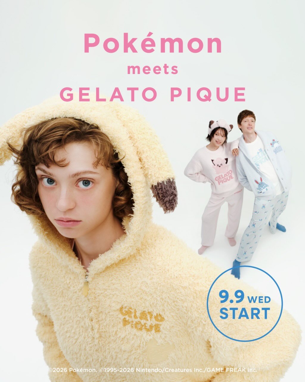 gelato pique × Pokémon のコラボコレクションが発表