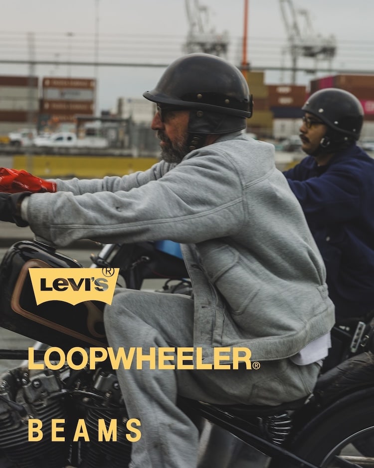 Levi’s® × LOOPWHEELER × BEAMS のトリプルコラボレーションが登場
