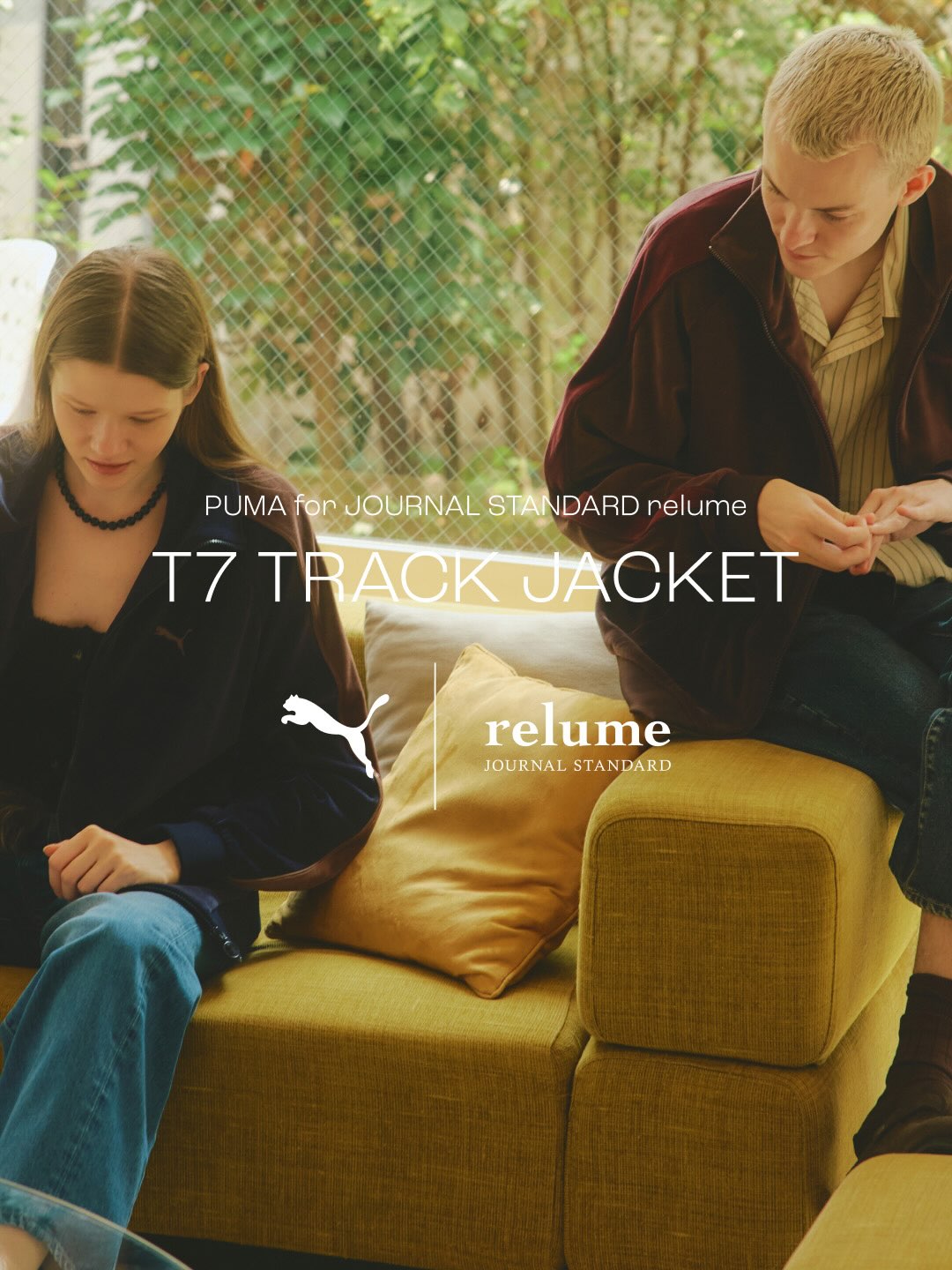 JOURNAL STANDARD relume × PUMA 26FW『T7 TRACK JACKET』の追加販売が開