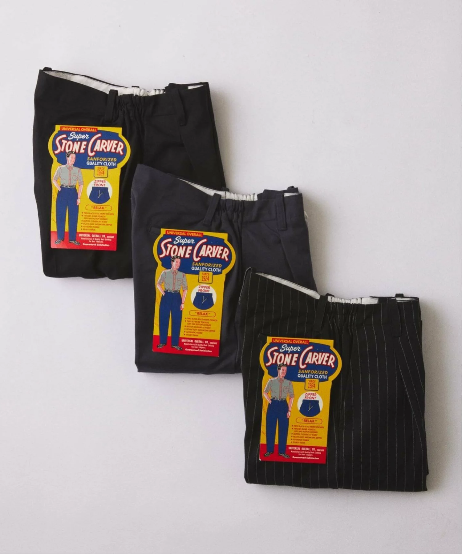 JOURNAL STANDARD relume × UNIVERSAL OVERALL 26FW『ヘリテージライン シングル スラックス』の先行予約が開始
