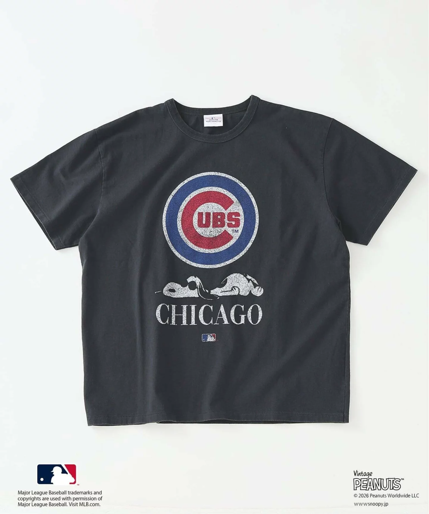 JOURNAL STANDARD × PEANUTS × MLB『ベースボール プリントTシャツ』の追加予約が開始