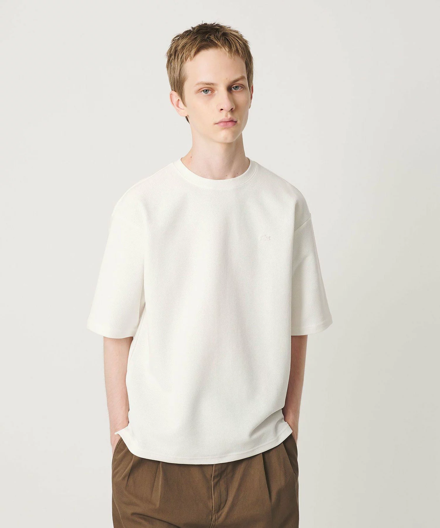 B&Y UNITED ARROWS × LACOSTE 26SS『ワントーン ショートスリーブ Tシャツ』が発売
