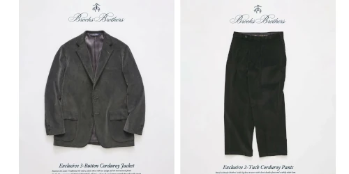 JOURNAL STANDARD relume × Brooks Brothers 26FW『コーデュロイ ジャケット & 2タック コーデュロイ パンツ』の先行予約が開始
