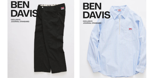 JOURNAL STANDARD × BEN DAVIS 26FW『Original Ben’s & Half-Zip Shirt』の先行予約が開始