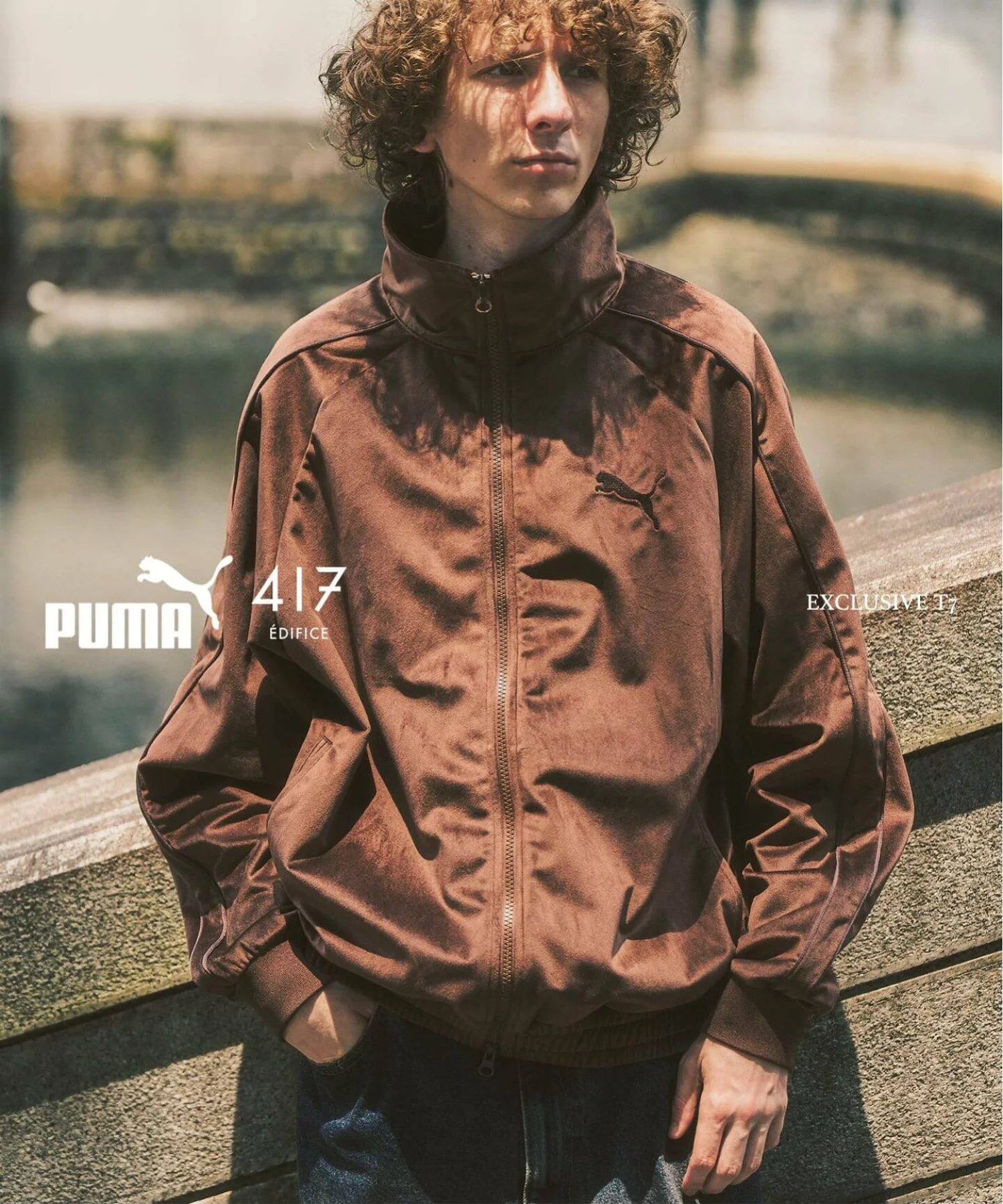 417 EDIFICE × PUMA 26FW『T7 トラックジャケット』の先行予約が開始