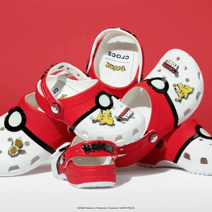 Pokémon × Crocs『Classic Clog “Poké Ball”』が8月28日(金)発売