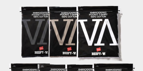 V.A. × Hanes コラボ第2弾『Hanes Beefy Pocket Tee / V.A.』が8月21日（金）に発売予定