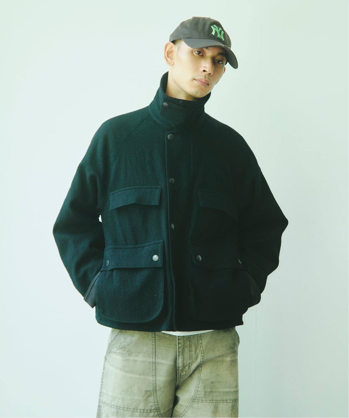 JOURNAL STANDARD × Barbour 26FW『ウール クロップド オールドビデール』のオンライン追加予約が開始