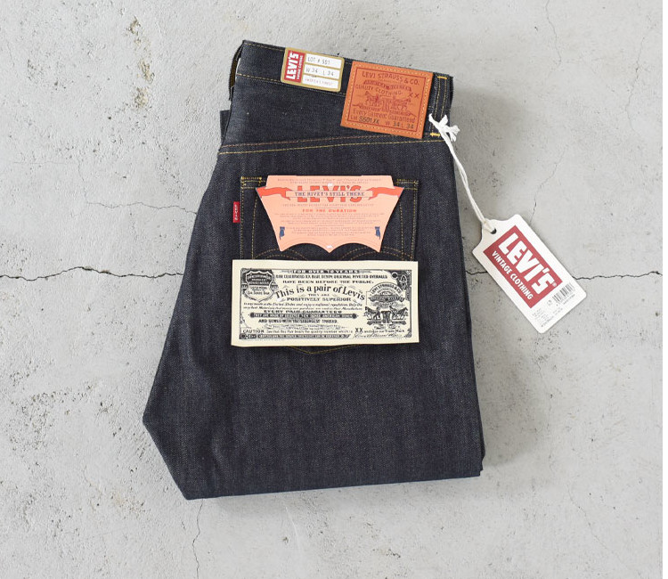 BINGOYA オンラインにて Levi’s® Vintage Clothing『1944 501® JEANS RIGID “大戦モデル”』が発売