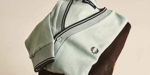 417 EDIFICE × FRED PERRY 26FW『ティップド カーディガン』の追加予約が開始