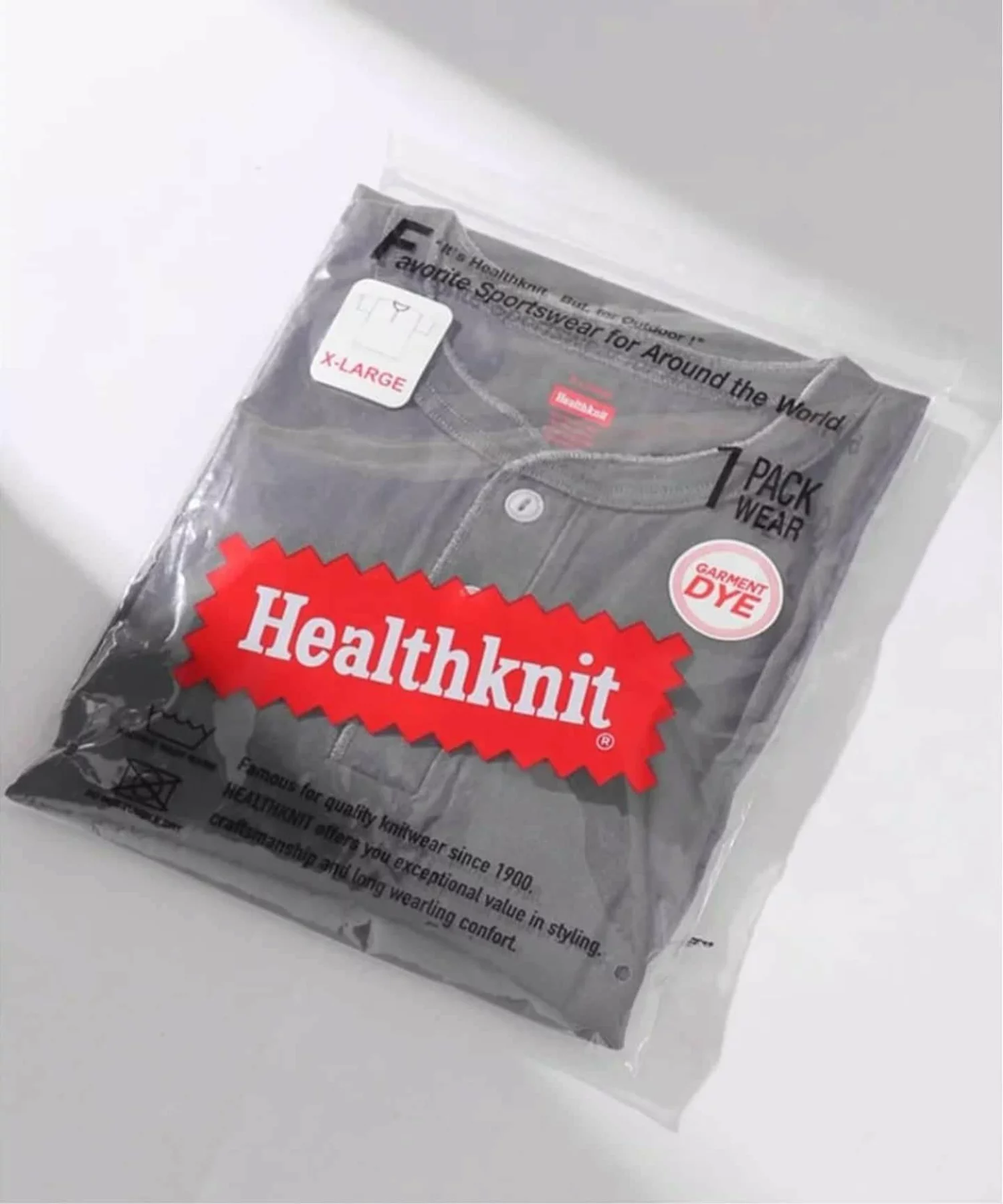 JOURNAL STANDARD × Healthknit『ヘンリーネック Tシャツ』の追加販売が開始