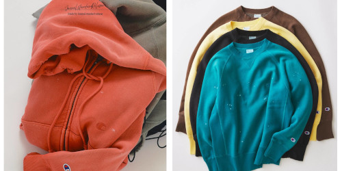 JOURNAL STANDARD relume × Champion 26FW『R/W オーバーダイ ジップパーカー & スウェット』先行予約が開始