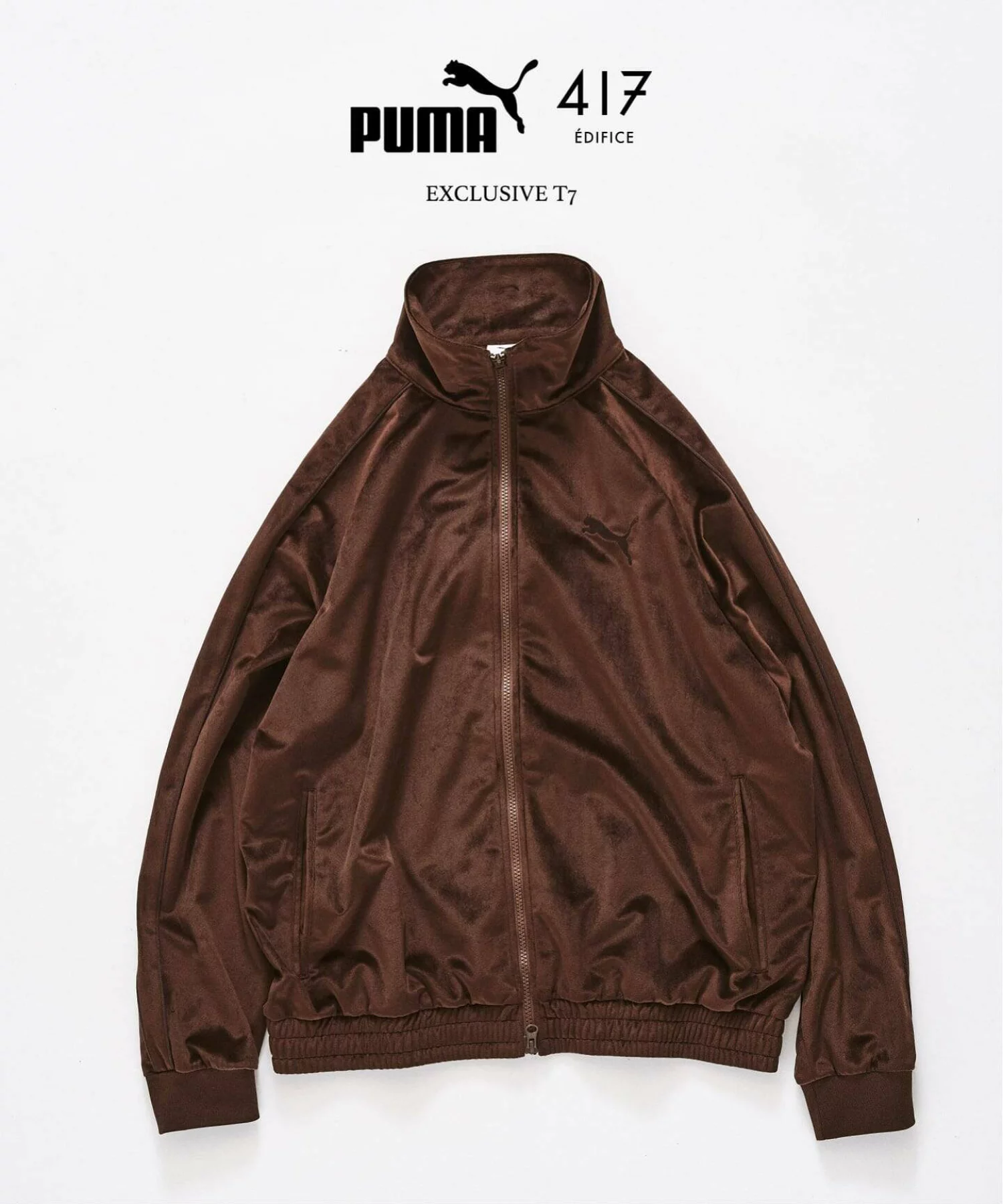 417 EDIFICE × PUMA 26FW『T7 トラックジャケット』の先行予約が開始