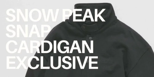 JOURNAL STANDARD × Snow Peak 26FW『スナップ カーディガン』の先行予約が開始