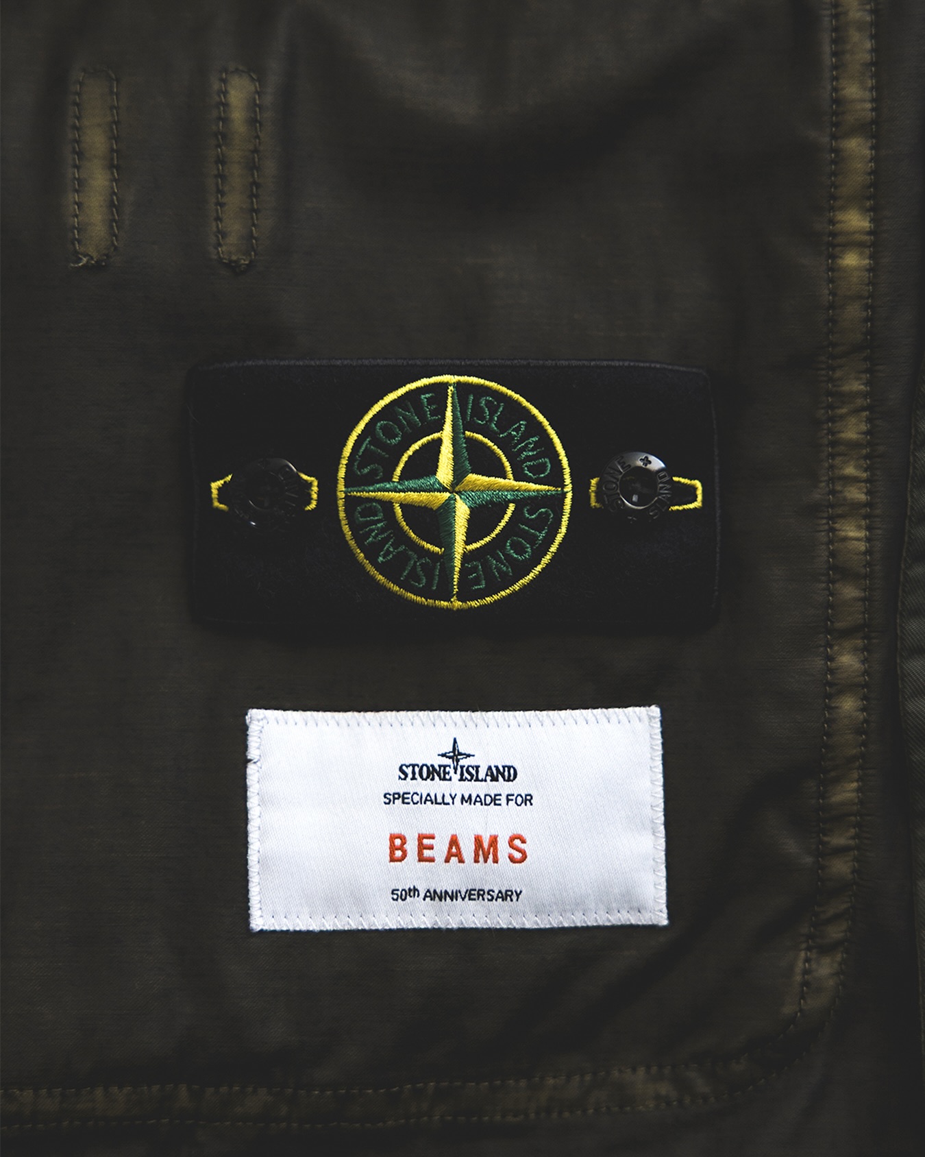 Stone Island と BEAMS のコラボレーションが予告