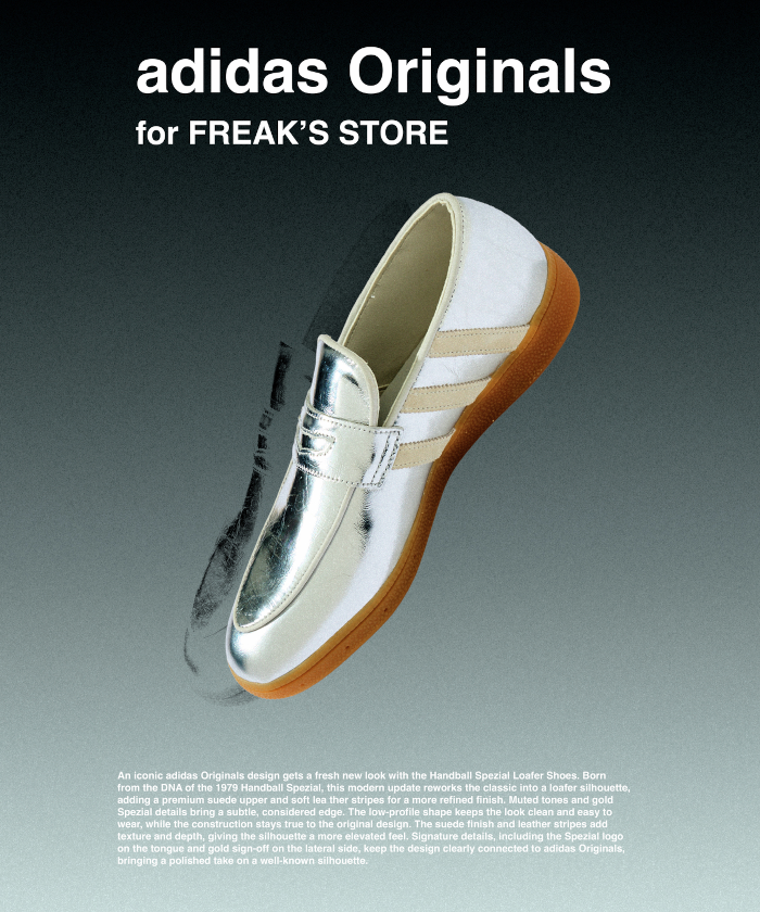 adidas Originals for FREAK'S STORE『HANDBALL SPEZIAL LOAFER “Silver Met”』が8月7日（金）に発売予定