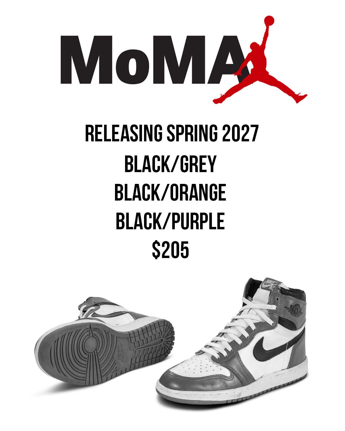MoMA × NIKE AIR JORDAN 1 HIGH が2027年春に発売予定