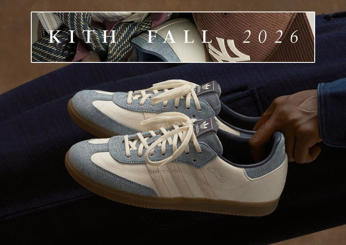 KITH × adidas Fall26 『Samba “Denim”』が発売予定