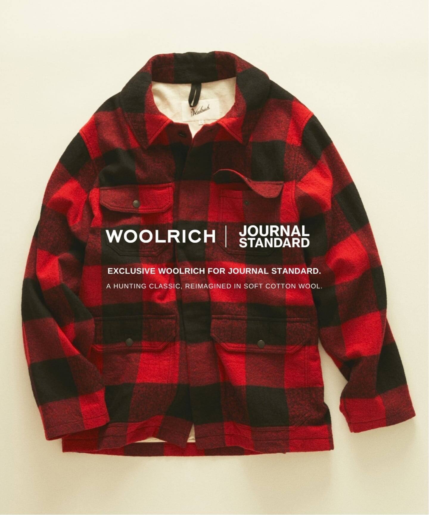 JOURNAL STANDARD × WOOLRICH 26FW『C/W フィールド ジャケット』のオンライン先行予約が開始