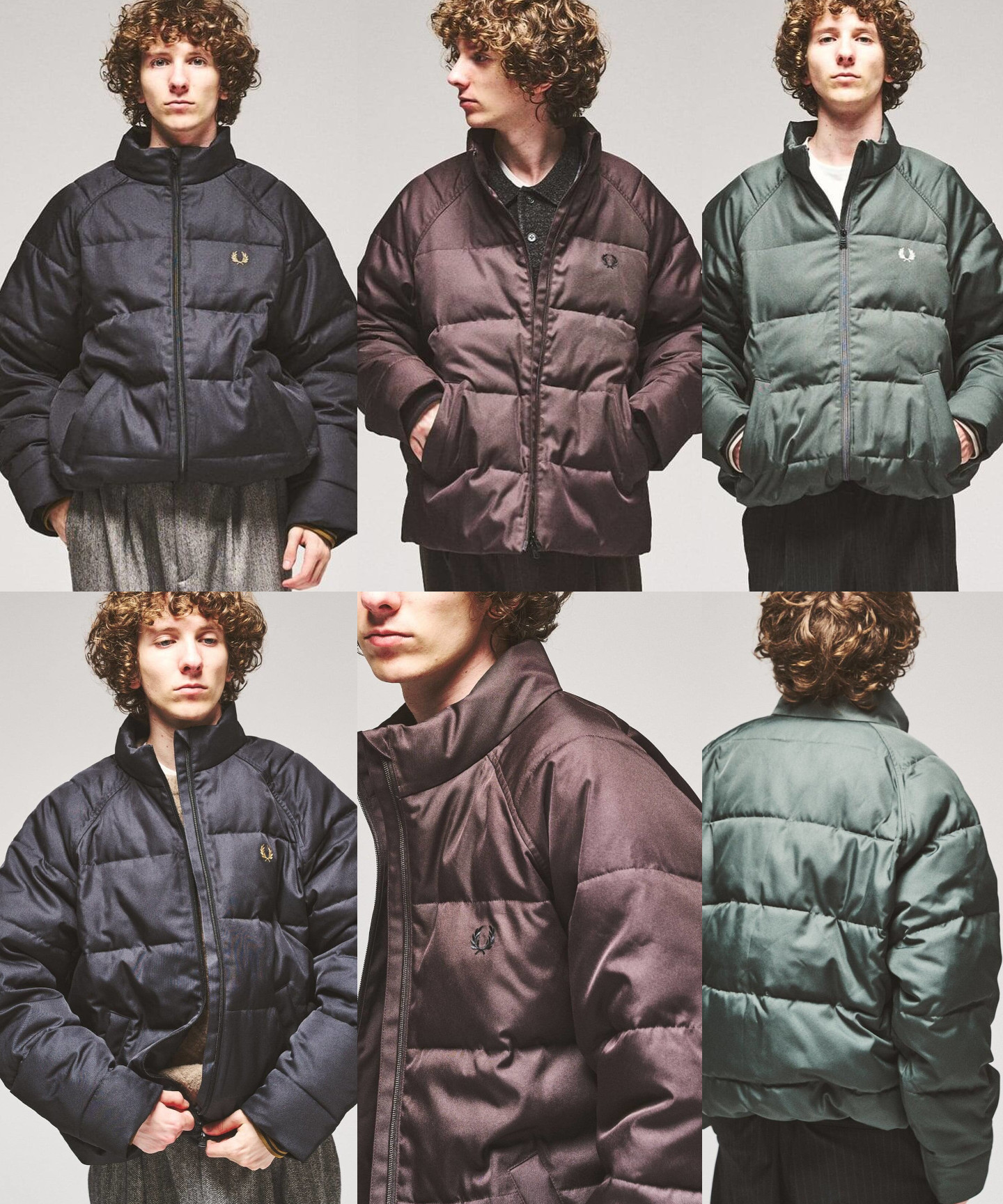 417 EDIFICE × FRED PERRY 26FW『ラグランスリーブ パデッドジャケット』の国内オンライン先行予約が開始