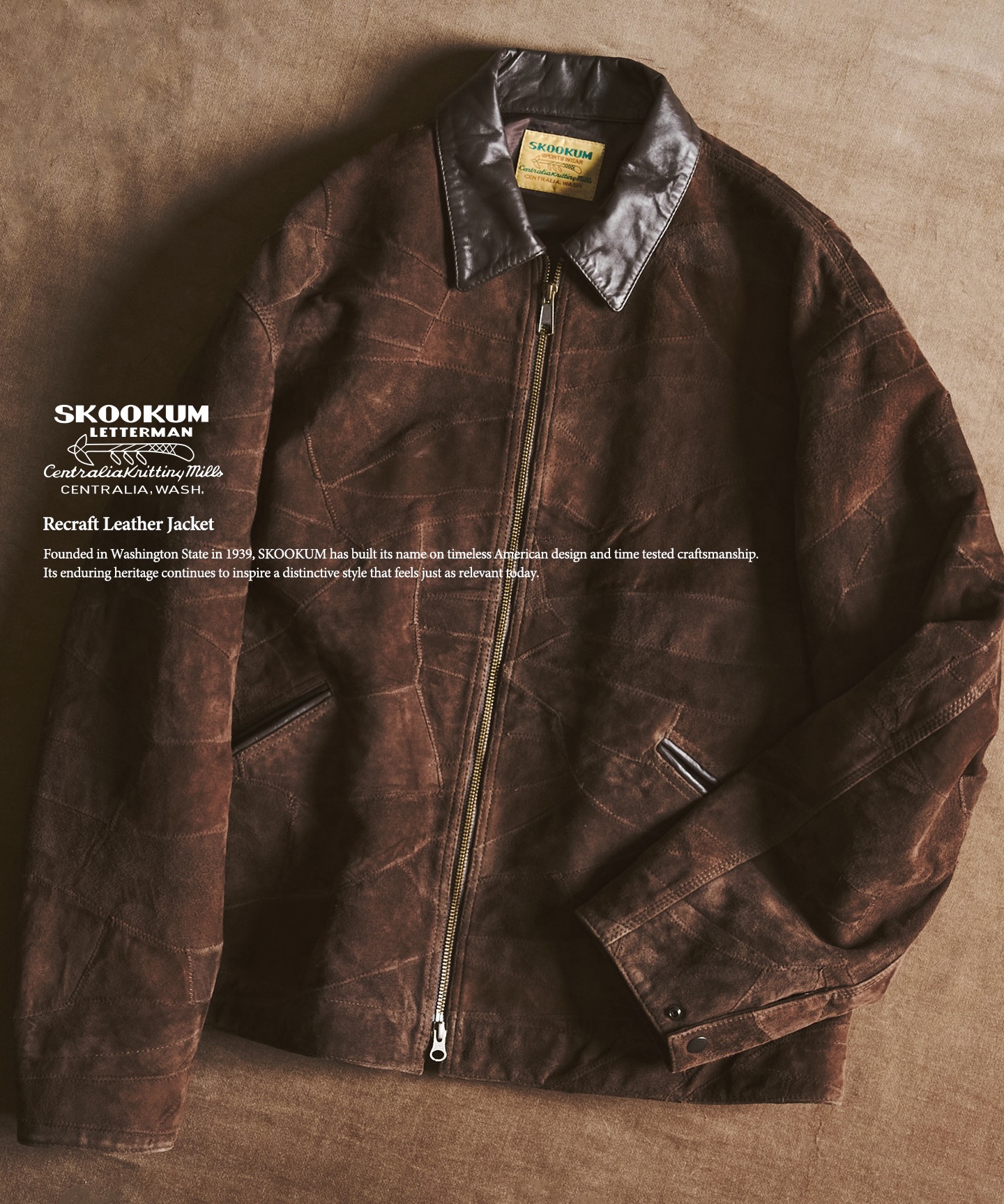 417 EDIFICE × SKOOKUM 26FW『リクラフト レザージャケット』が発売